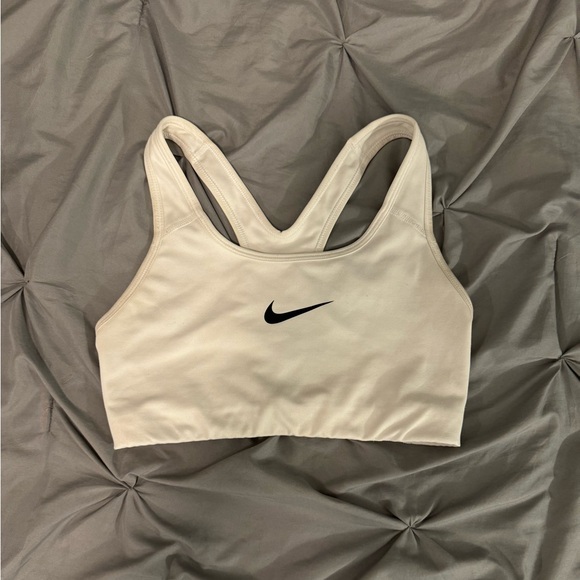 white nike dri fit sports bra - Picture 1 of 3